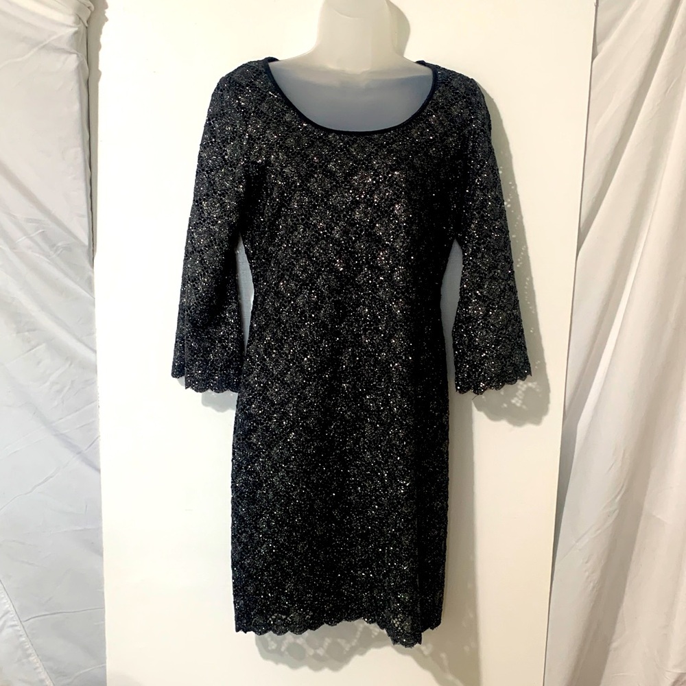 Ronni Nicole Black Shimmer Dress
